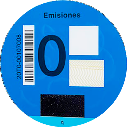 Blue DGT 0 sticker