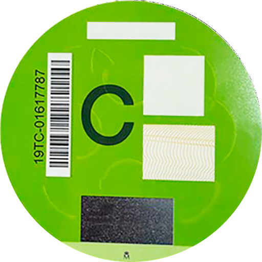Green DGT C sticker